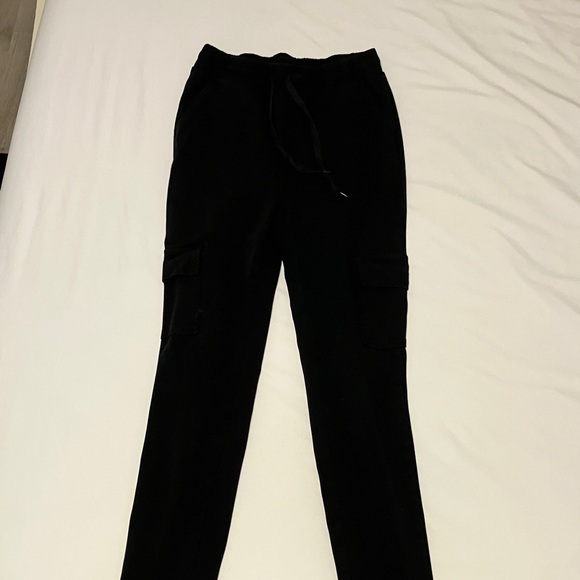SHEIN Pants - SHEIN Black Cargo Joggers